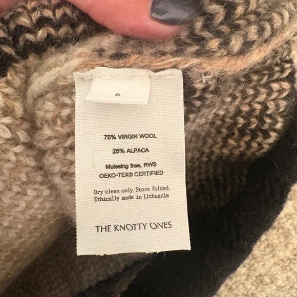 Hand-knit Wool Sweater from The Knotty Ones - Picture 4 of 6